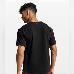 ASRV 0612. COTTONPLUS™ VENTED TEE - BLACK